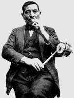 The Pipe-and-Tabor Player demonstrating the smallest Tabor